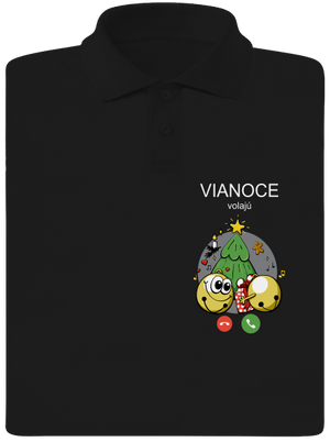 Vianoce volajú pánska polokošeľa Black