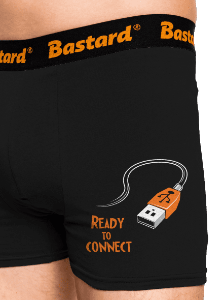 USB pripojenie boxerky Black