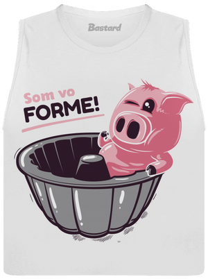 Vo forme dámske tielko voľné White