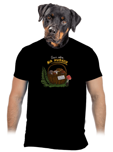 Na hubách pánske tričko Black