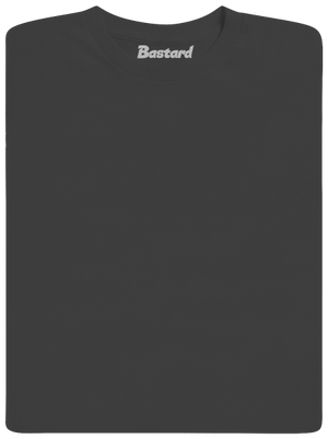 Bez potlače pánske dlhý rukáv Dark Grey