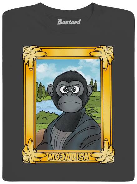 Moja Lisa pánske dlhý rukáv Dark Grey