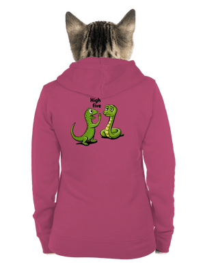 High Five dámska mikina na zips Magenta