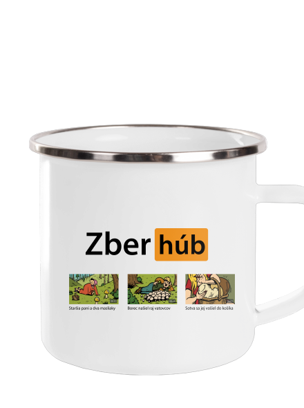 Zber húb plecháčik White