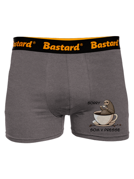 V presse boxerky Gray Melange