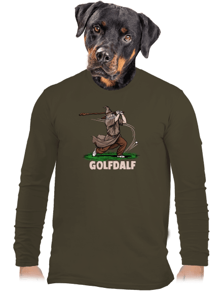 Golfdalf pánske dlhý rukáv Urban Khaki