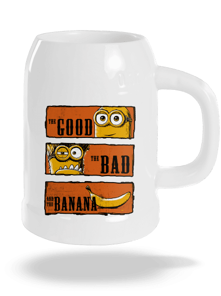 Hodný zlý a banán polliter White