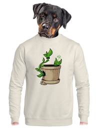 unisex mikina bez kapucne