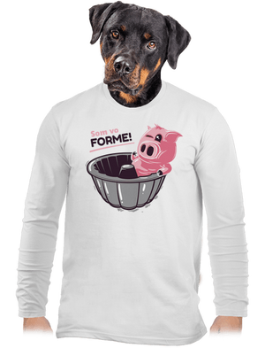 Vo forme pánske dlhý rukáv White