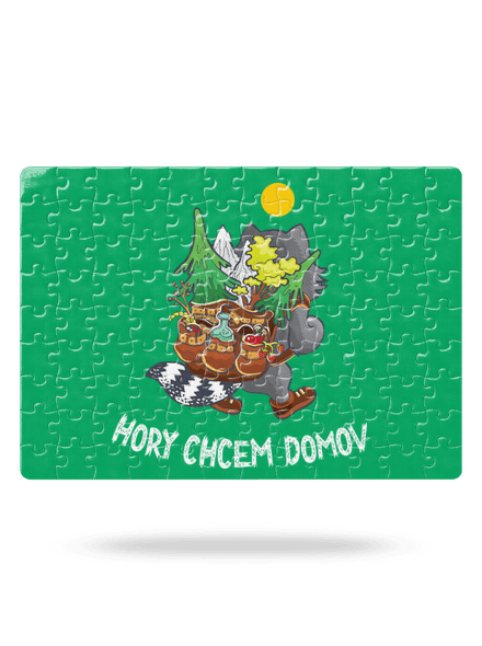 Hory chcem domov puzzle White