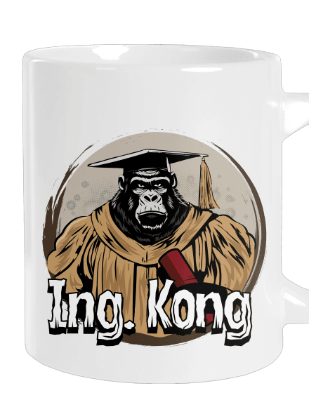 Ing. Kong veľký hrnček White
