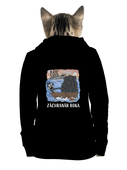 Záchranár roka dámska mikina na zips Black