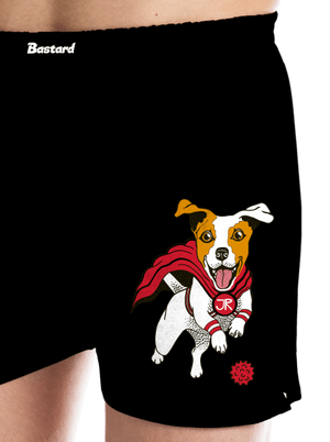 Jack Russell pánske trenky Black