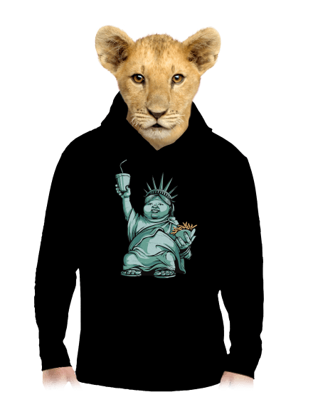 Americký idol detská mikina klokanka Black