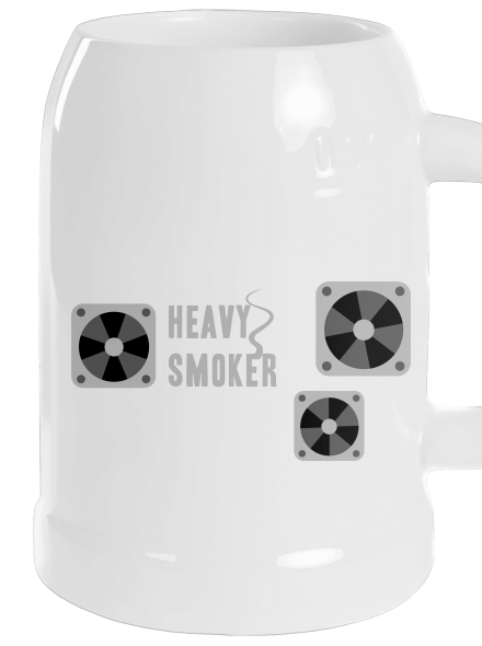 Heavy smoker polliter White