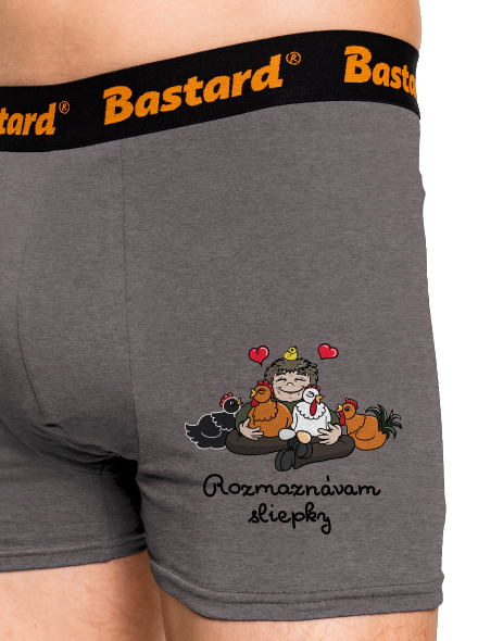Rozmaznávam sliepky boxerky Gray Melange