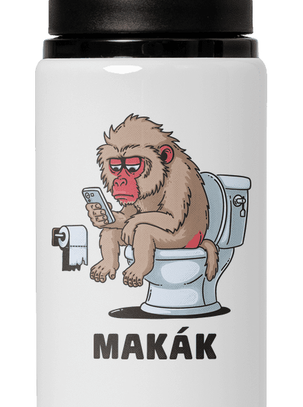 Makák flaša na vodu White