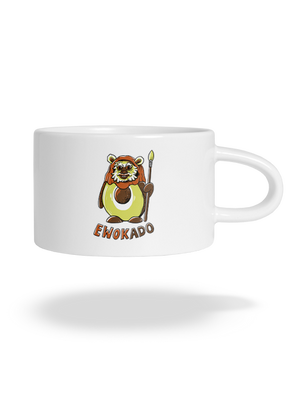 Ewokado hrnček makronka White