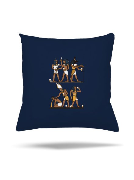 Egyptská párty vankúš Dark Navy