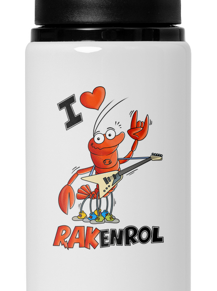 Rakenrol flaša na vodu White