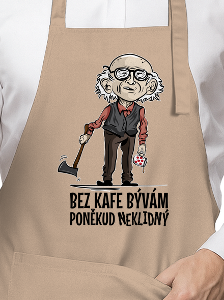 Neklidný bez kafe zástera Rope