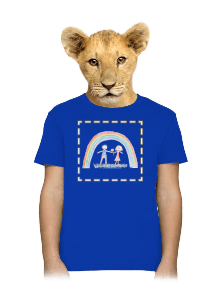 Detské kresby - Nahraj vlastnú detské tričko Royal Blue