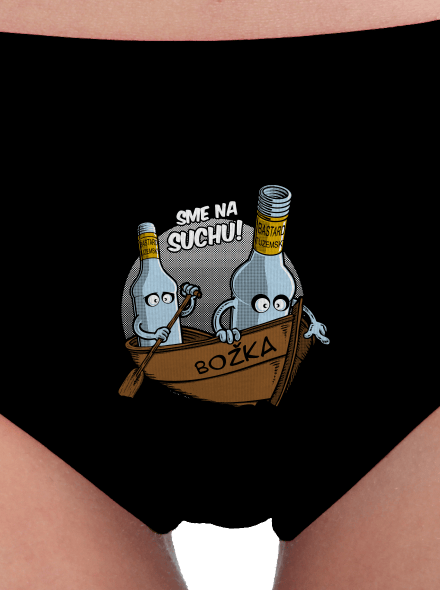 Na suchu dámske nohavičky Black
