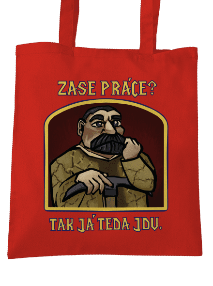 Zase práce? taška Bright Red