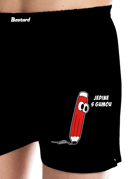 Jedine s gumou pánske trenky Black