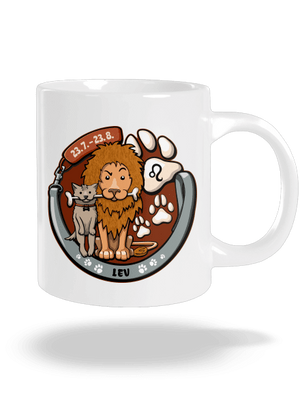 Psí horoskop: Lev veľký hrnček White