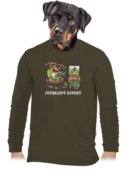 Futbalový expert pánske dlhý rukáv Urban Khaki