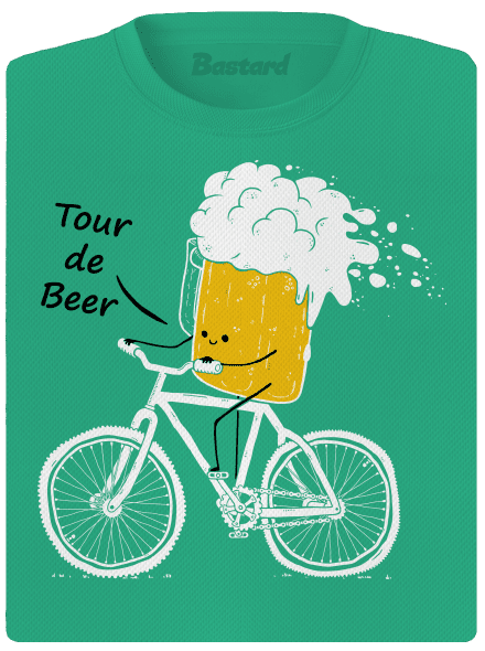 Tour de beer dámske športové tričko Mint Mal