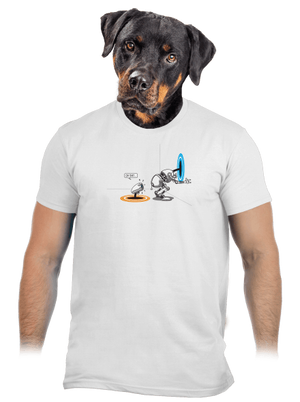 Portal pánske tričko White