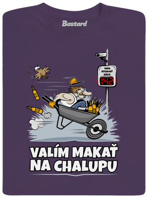 Valím na chalupu pánske tričko Urban Purple