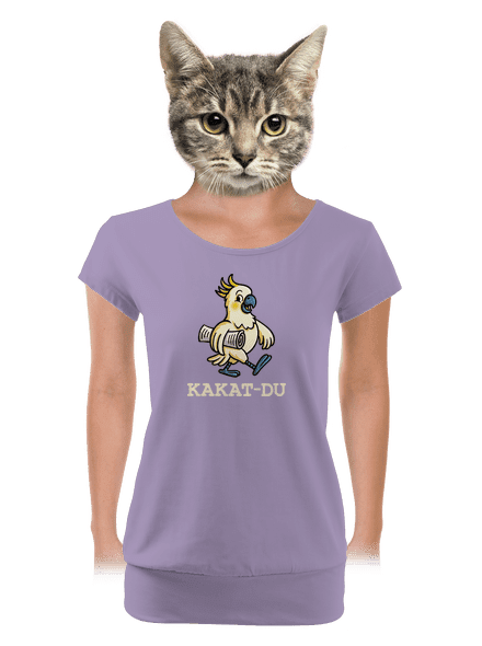 Kakat-du dámske tričko s lemom Lavender