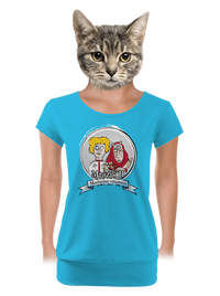 dámske tričko s lemom