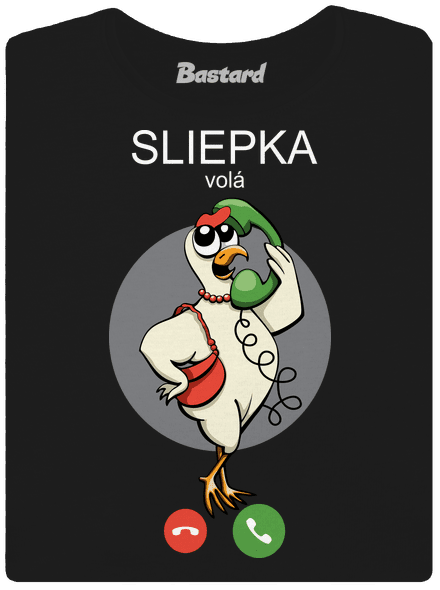 Sliepka volá dámske tričko Black