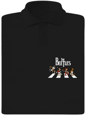 Beatles pánska polokošeľa Black