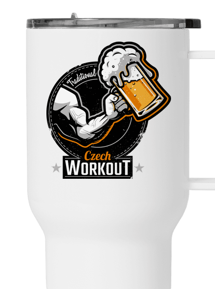 Czech workout termohrnček White