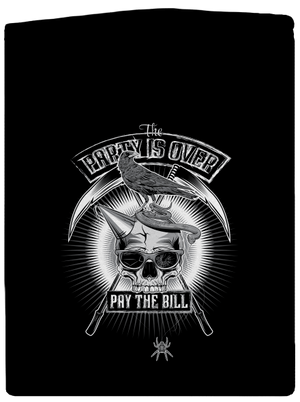 Party is over dámska mikina na zips Black