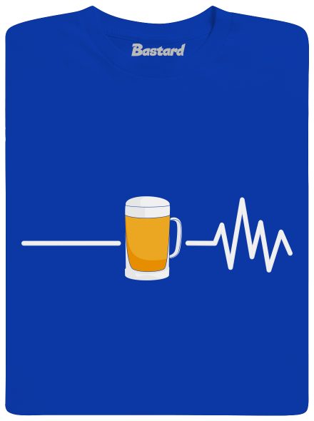 Beer help pánske dlhý rukáv Royal Blue