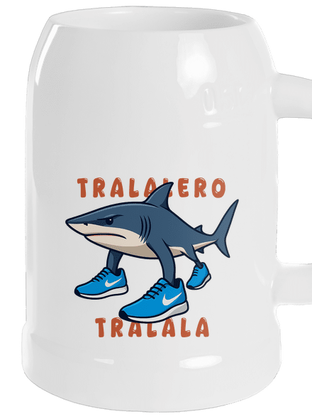 Tralalero Tralala – Italian Brainrot polliter White