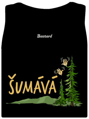 Šumává dámske tielko klasické Black