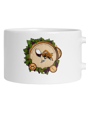 Vínny horoskop: Býk hrnček makronka White