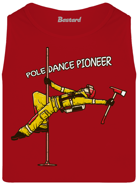 Pole Dance by Dežik pánske tielko Red