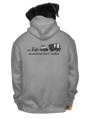 pánska mikina na zips