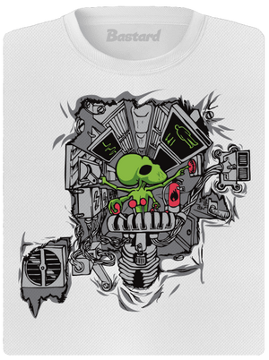 Programátor dámske športové tričko White