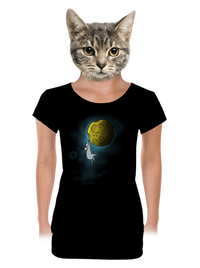 dámske tričko s lemom