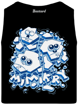 Ľadové mimikry pánske tielko Black