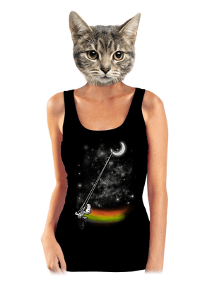 Unicorn Universe dámske tielko klasické Black